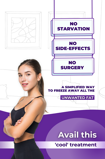 Cryolipolysis treatment body fat loss ofy clinics india best deramtologists